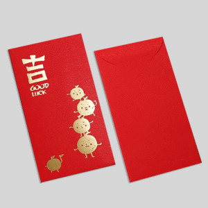 Money Pocket With Hot Stamping